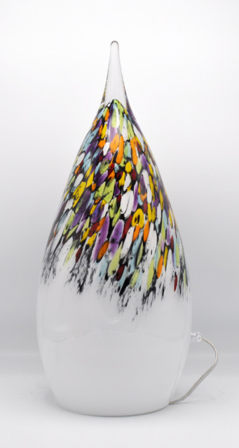 Loranto + Murrina, lamp casper wit+kleur, large